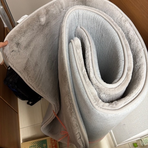 うさぎの毛の厚さのあるもふもふカーペット