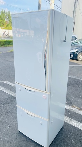 ノンフロン冷蔵庫▪️NATIONAL製▪️3ドア▪️365L▪️動作確認済み▪️掃除済み▪️配送可能