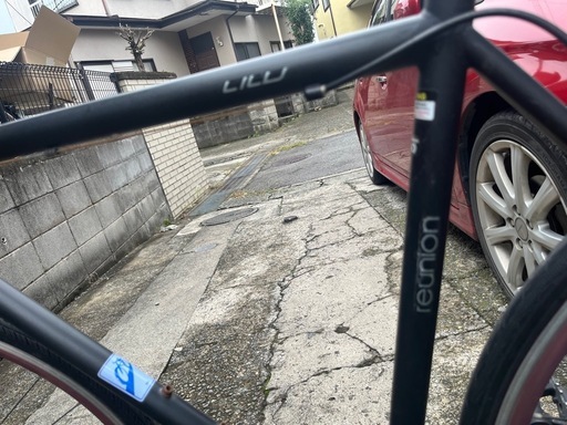 クロスバイク　REUNION LILU（レユニオンリル）ブラックパープル　 シマノ8速 700X25C 510mm 美品 厚木市引取限定