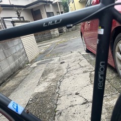 クロスバイク　REUNION LILU（レユニオンリル）ブラックパープル　 シマノ8速 700X25C 510mm 美品 厚木市引取限定の画像