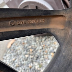 
245/40ZR19 バリ溝 タイヤホイール ノーマルタイヤ 4本セットの画像