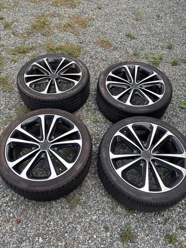 245/40ZR19 バリ溝 タイヤホイール ノーマルタイヤ 4本セット