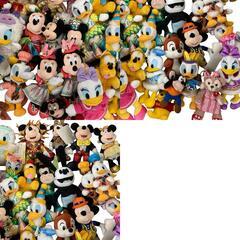 186001 Disney ディズニー タグ付きあり  ミッキー ミニー ドナルド  ダッフィー 等 49点まとめ売り [0000000002331]の画像