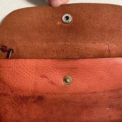 ブルーブルーエ　シボ長財布の画像