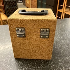 M2510-179 コルク製CD収納ボックス 中古美品の画像