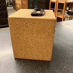 M2510-179 コルク製CD収納ボックス 中古美品の画像