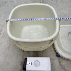 釣り餌エビバケツ エアポンプ付き 釣り 子供の魚取り用 の画像