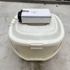 釣り餌エビバケツ エアポンプ付き 釣り 子供の魚取り用 の画像