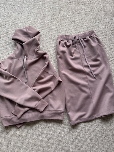 EDWIN フード付きセットアップ M ピンク