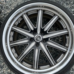 LS460 workデュランダル21インチホイールせっとセットの画像