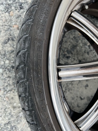 LS460 workデュランダル21インチホイールせっとセット