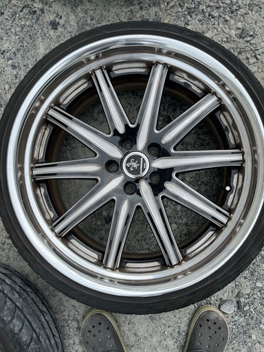 LS460 workデュランダル21インチホイールせっとセット
