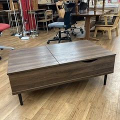 S741 ⭐ NITORI ニトリ 昇降式テーブル リフティ100 幅100cm USEDの画像