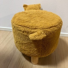 スツール　豆いす　柴犬の画像