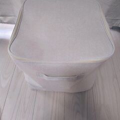 無印良品 ソフトボックス Lサイズ２個セット 幅35×奥行35×高さ32cm ポリエステル麻の画像