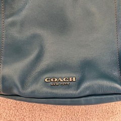 【COACH】コーチ ボディバッグ ウエストバッグ レザー ブルー F37594 メンズ の画像