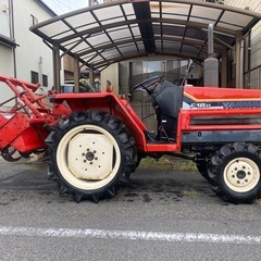 ヤンマーF18D トラクター4WD 18馬力 けん引用ヒッチ付き 使用時間少 動作確認済み【愛知県一宮市引取また近隣県の有料配達】の画像