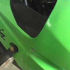 KAWASAKI ニンジャ250R 黒/緑 エンジン始動動画 自賠責保険で乗れます 半額配送キャンペーン 現状渡し諸経費￥0- 横浜 P-Yardの画像