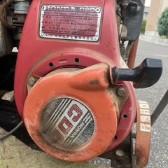 HONDA G200 運搬車 クローラー 手動ダンプ　小型運搬車 足踏み式【愛知県一宮市引取・近隣県有料配達】の画像