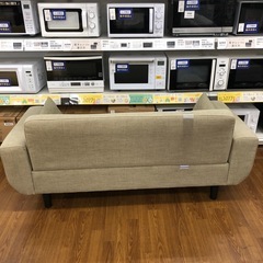LOWYA 2人掛けソファー　グリーン　ファブリック　【トレファク　川越店】の画像