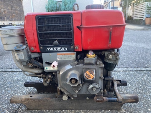 YANMAR ディーゼルエンジンNS40 発動機 最大4馬力 動作品【愛知県一宮