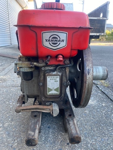 YANMAR ディーゼルエンジンNS40 発動機 最大4馬力 動作品【愛知県一宮