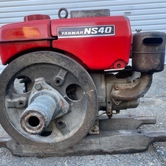 YANMAR ディーゼルエンジンNS40 発動機　最大4馬力　動作品【愛知県一宮市引取限定】の画像