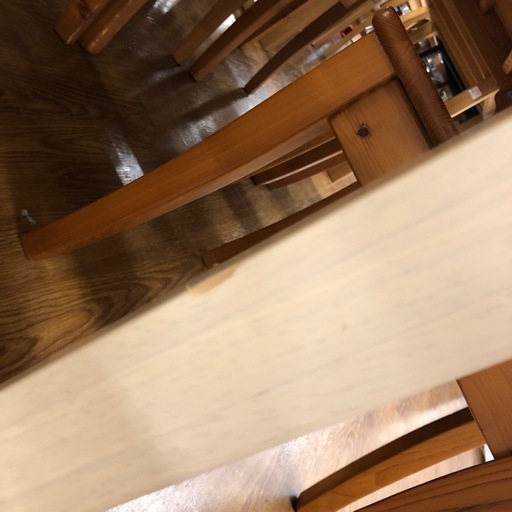 佐藤産業　ダイニング3点セット　タイル　天板　【トレファク　川越店】
