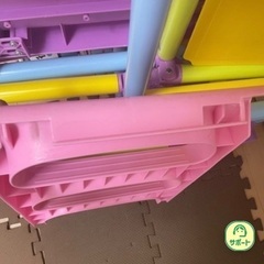 すべり台付きジャングルジム　破損ありの画像