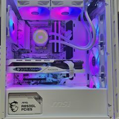 （沖縄在住で現金払いなら1万円引き）ゲーム特化CPU＆RX7900GRE　ホワイト＆高解像度でも快適なゲーミングPCの画像