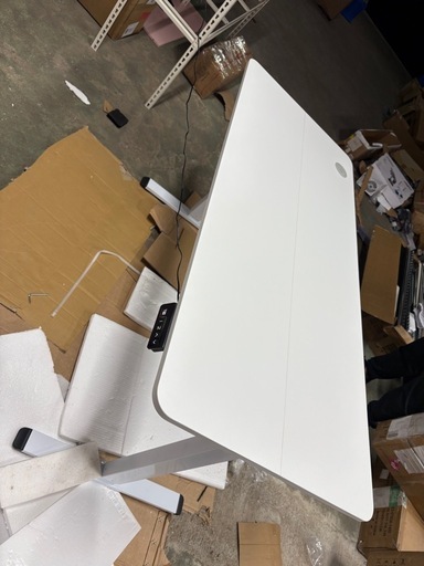 新品 Alebert  昇降デスク スタンディングデスク 昇降式デスク 幅140*奥行60cm 電動 上下昇降デスク 高さメモリー機能