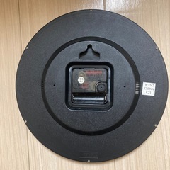 掛け時計 白 ベージュ 木目調 の画像