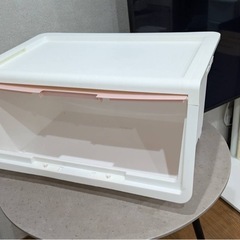 衣装ケース　ピンク　2つセットの画像