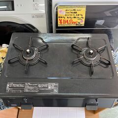 【リサイクルショップ ピカソ 小松原】🔥✨ノーリツ 都市ガス用ガステーブル【PA-210B-NL／2021年製・左強火タイプ・グリルなし】✨🔥★6417★の画像