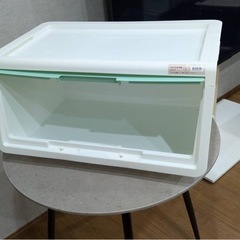 衣装ケース　ブルー　２つセットの画像