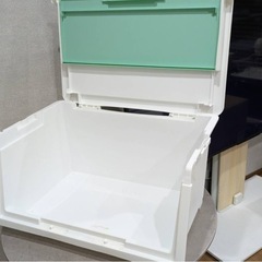 衣装ケース　ブルー　２つセットの画像