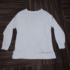Honeys ハニーズ　重ねＶネックチュニック　水色　ブルー　重ね着　かわいいの画像