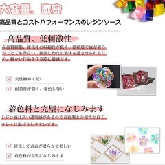 【3本セット】Bonsky UVレジン液 高透明 375g 大容量 ハードタイプ の画像