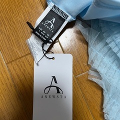 チュールスカート,水色,新品,L,50の画像