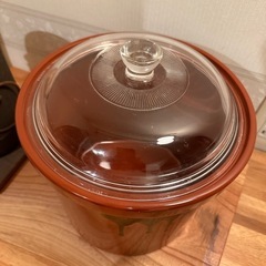 希少✨【久松窯】
漬け物容器 5.4L ガラス蓋付きの画像