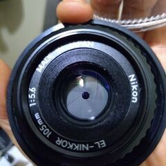 新品級　超希少　el-nikkor 105mm f5.6の画像