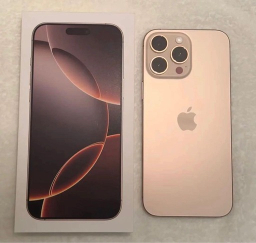 超美品iPhone 16 Pro Max 本体 デザートチタニウム 256GB