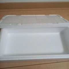 ⚠️0円出品⚠️発泡スチロール 箱2つ(コンパクトサイズ)の画像