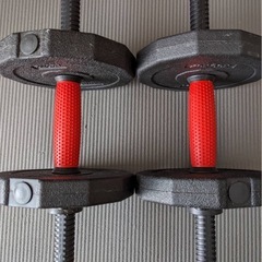 可変式ダンベルセット 2kg 1.5kg 1.25kgの画像