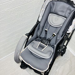 ‼️　手洗い済み✨ 美品❗️ フレーム　タイヤ新品 ❗️　pigeon ベビーカー　ランフィ　リノン　RB1 LZ  シングルタイヤ 両対面　オート四輪　 の画像