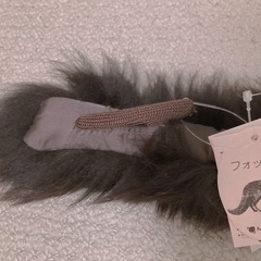 キツネ革 マフラー レディース ブラウンの画像
