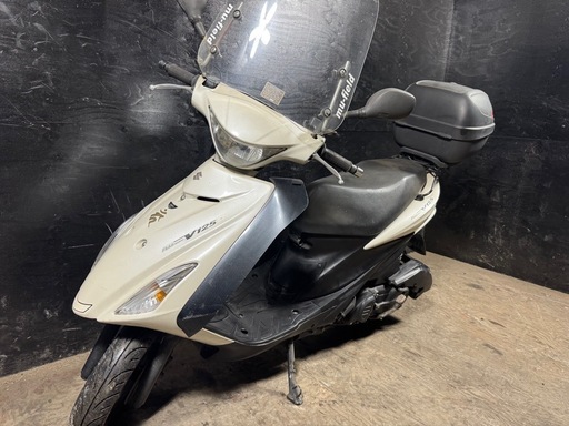 ★支払い総額8.0万円★走行テスト済み！早い者勝ち！スズキ アドレスv125S CF4MA リアボックス付き！フロントスクリーン付き！シートヒーター、グリップヒーター付き！！