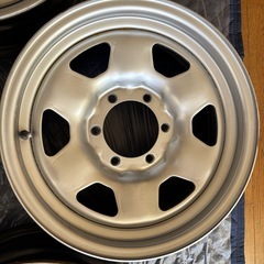 ランクル70トヨタ純正スチールホイール の画像