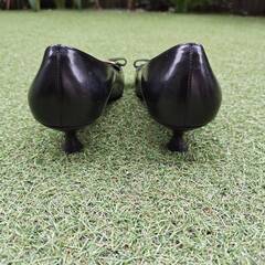 Salvatore Ferragamo パンプス 23cm 革　ブラックの画像