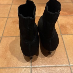 しまむら ニットブーツ ソックスブーツの画像